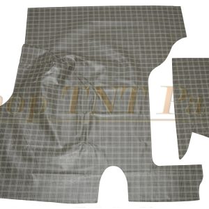 1955-1956 Ford Coupe And Convertible Vinyl Trunk Mat With Fleece Backing