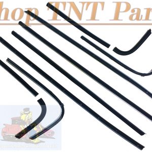 1973-1974 Dodge Charger 10pc Window Felt Set Cat Whiskers