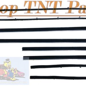 1963-1964 Dodge 330 4 Door Sedan And Wagon 8 Piece Window Felt Set Top Catwhiskers