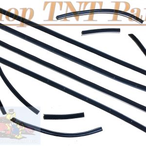 1971-1972 Dodge Charger 12 Pc Window Felt Set Cat Whiskers