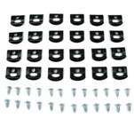 1964-1965 Mopar B Body 2 Door Hardtop Rear Window Molding Clip Kit