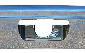 1968 Oldsmobile Cutlass And 442 Rear Chrome Bumper WITHOUT Exhaust Tip Cutouts